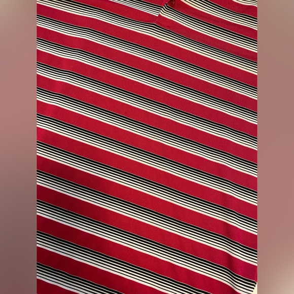 Nike Golf Polo Pink Stripe Medium - Picture 3 of 4